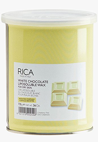 Rica Liposoluble Wax-White Chocolate-for Dry Skin 800 ML (28.2 Fl.oz.)